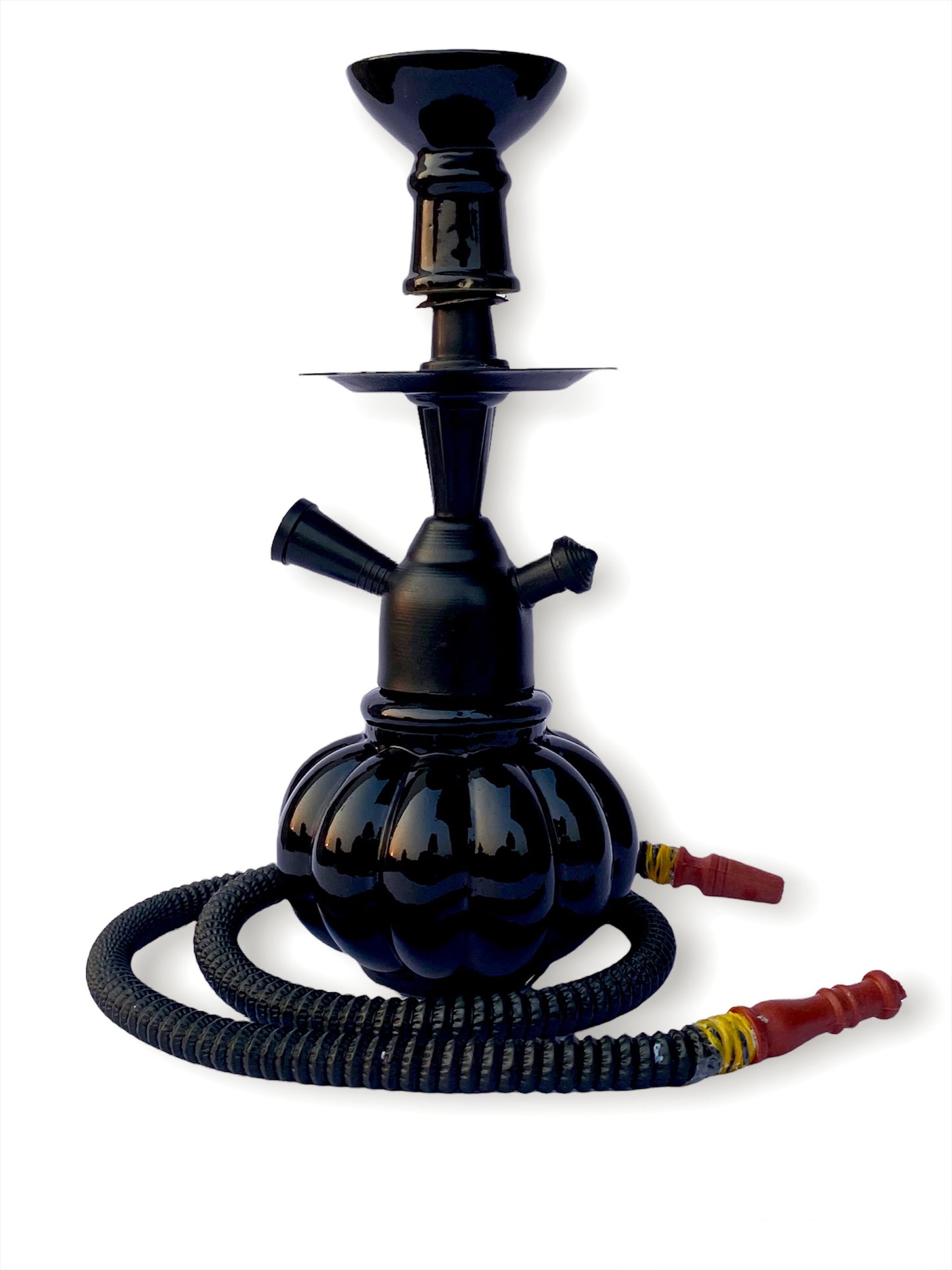 Misr Puff Black Hookah with Free 2x Flavour, 1 Charcoal pack, Tong & 3x foil slips