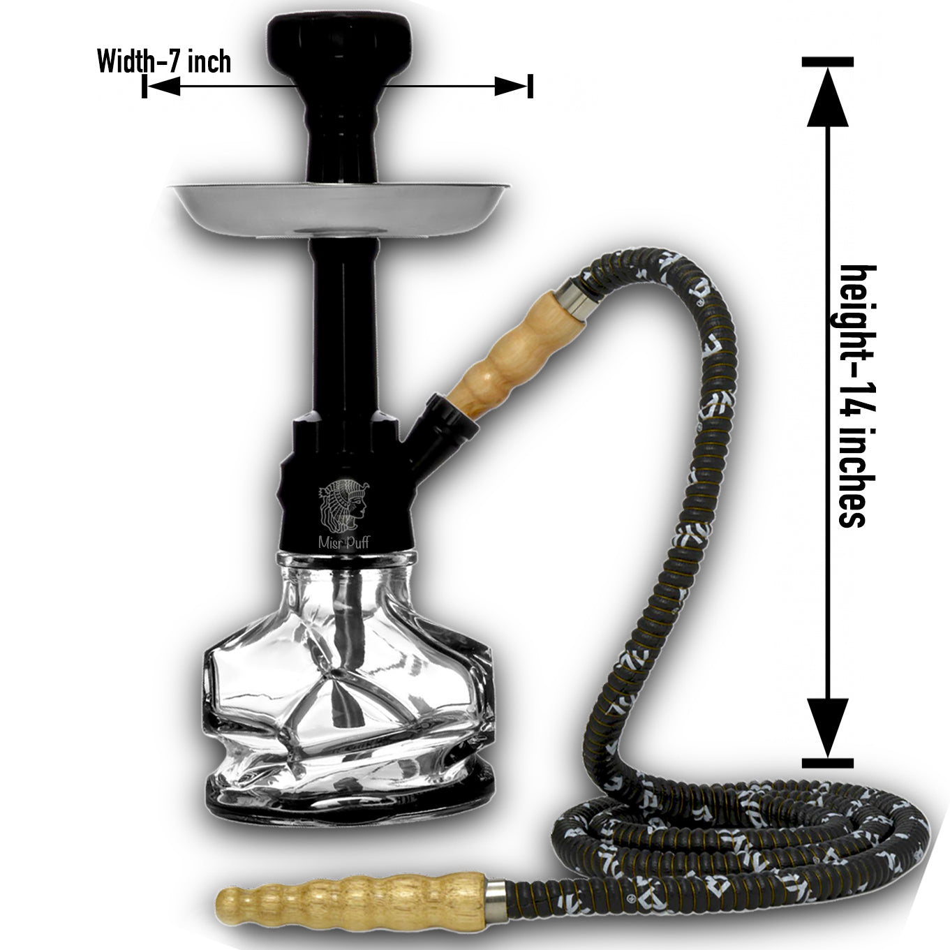 MYA Chico Hookah with reverse flow and All accessories free